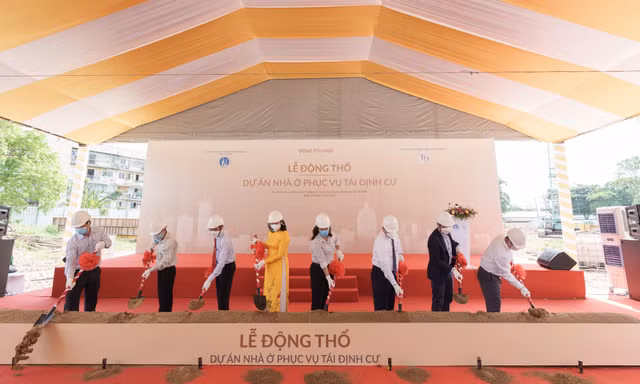 TP HCM động thổ Dự án nhà ở phục vụ tái định cư tại Cư xá Thanh Đa