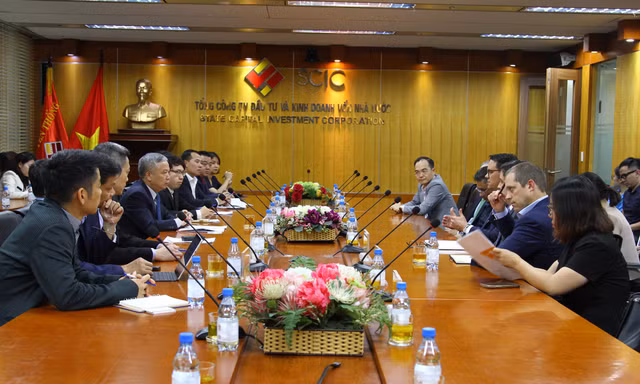 Tổng Giám đốc SCIC tiếp và làm việc với Đoàn doanh nghiệp Hoa Kỳ