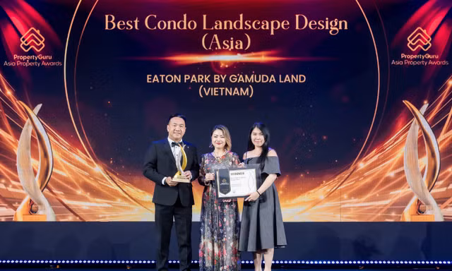 Eaton Park chinh phục thị trường châu lục với 2 chiến thắng tại Giải thưởng Bất động sản Châu Á 2024