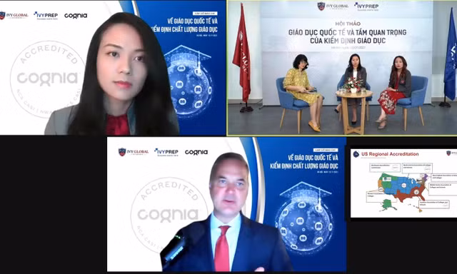 Trường học trực tuyến ở Việt Nam đạt kiểm định Cognia 'thần tốc'