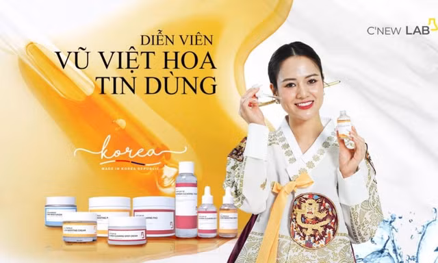 C'New Lab - Thương hiệu dược mỹ phẩm thảo dược Hàn Quốc được diễn viên Vũ Việt Hoa tin dùng