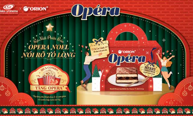 Trao gửi yêu thương ngọt ngào cùng Opera phiên bản đặc biệt cho Giáng Sinh 2023