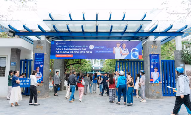 Hơn 4.000 học sinh lớp 5 tham gia khảo sát đánh giá năng lực trên máy tính tại Lương Thế Vinh