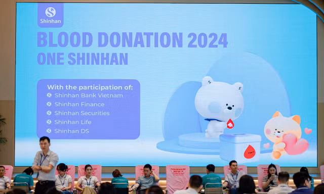 Tập đoàn tài chính Shinhan tổ chức chương trình hiến máu nhân đạo 2024 - 'One Shinhan'