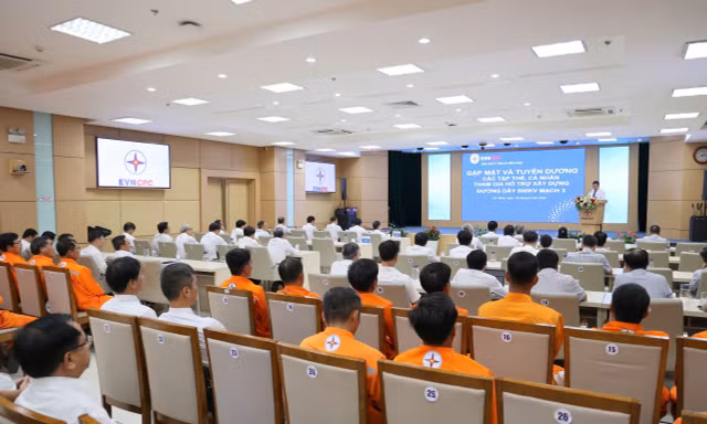 EVNCPC khen thưởng 47 tập thể và cá nhân xuất sắc tham gia thi công đường dây 500kV mạch 3