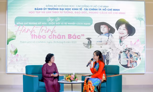 Nguyên Phó Chủ tịch nước Trương Mỹ Hoa kể chuyện cuộc đời cùng Đảng viên trường đại học