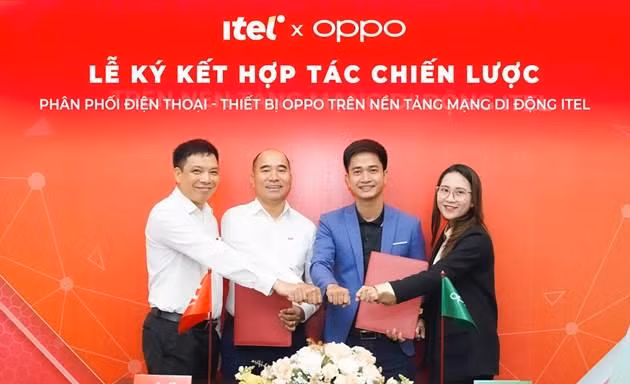 Mạng di động iTel và Oppo Việt Nam ký kết hợp tác chiến lược