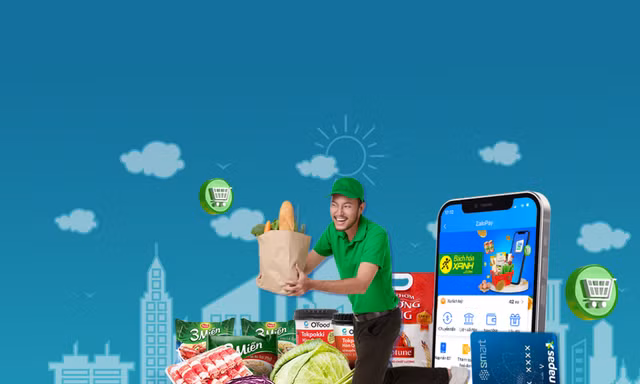 BIDV-ZaloPay tặng voucher 100.000đ cho khách hàng mua sắm tại Bách Hóa Xanh