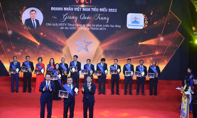 CEO UDIC Giang Quốc Trung được tôn vinh 'Doanh nhân Việt Nam tiêu biểu' năm 2022