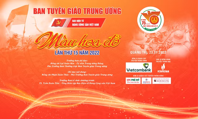 Chương trình “Màu hoa đỏ”: Tái hiện lịch sử vẻ vang của dân tộc