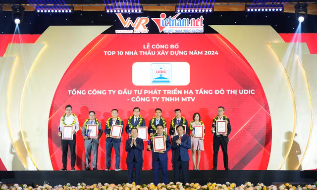 UDIC lần thứ 6 được vinh danh Top 10 VNR năm 2024