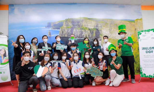 Không gian văn hóa Ireland 'thu nhỏ' ngay tại UEF