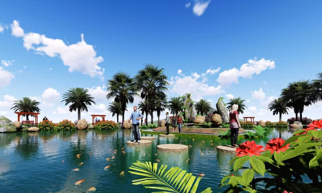 Sao Mai Solar trở thành khu du lịch đặc biệt ngay trên vùng bán sơn địa Núi Cấm 