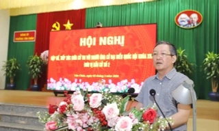 Phó Chủ tịch Trung ương MTTQ Việt Nam Lương Quốc Đoàn tiếp xúc cử tri An Giang