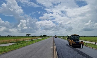 Đường nối Cần Thơ - An Giang hơn 750 tỷ đồng chạy nước rút về đích