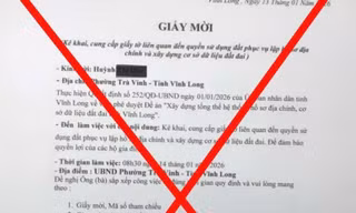 Giả cán bộ yêu cầu làm sạch dữ liệu sổ đỏ để lừa đảo