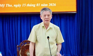 Bí thư Tỉnh ủy Đồng Tháp kiểm tra công tác bầu cử