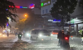 Đoạn quốc lộ ở Cần Thơ có dự án nâng cấp dư hơn 3.000 tỷ đồng lại chìm sau trận mưa lớn