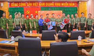 Thành lập Đoàn Thanh niên Công an tỉnh Vĩnh Long sau hợp nhất