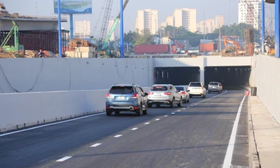 Thêm một hầm chui ở nút giao lớn nhất TPHCM được thông xe