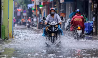 7 tỉnh/thành phố miền Bắc đón mưa lớn từ đêm nay 