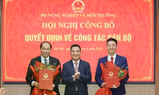 Bổ nhiệm Chánh Văn phòng và Thư ký Bộ trưởng Bộ Nông nghiệp và Môi trường 