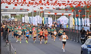 Cần Giờ lột xác thần tốc, đẹp mê hoặc trong ngày tranh tài VnExpress Marathon Green Paradise 2026