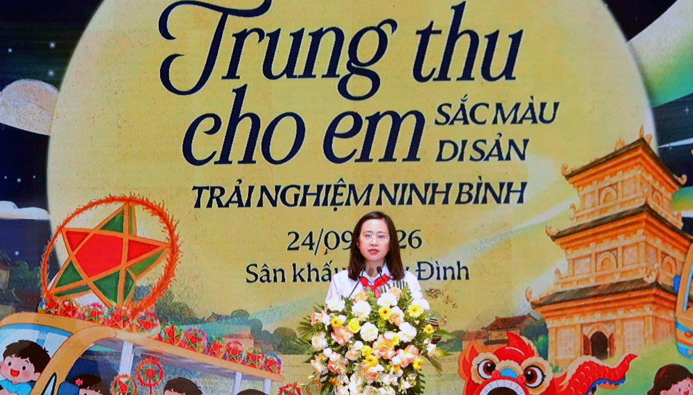 Rộn ràng 'Trung thu cho em – Sắc màu di sản – Trải nghiệm Ninh Bình' Rộn ràng 'Trung thu cho em – Sắc màu di sản – Trải nghiệm Ninh Bình'