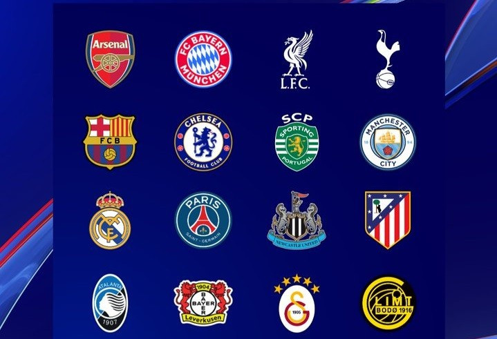 Danh s&aacute;ch c&aacute;c đội g&oacute;p mặt ở v&ograve;ng 1/8 Champions League: Nước Anh thống trị |  B&aacute;o điện tử Tiền Phong