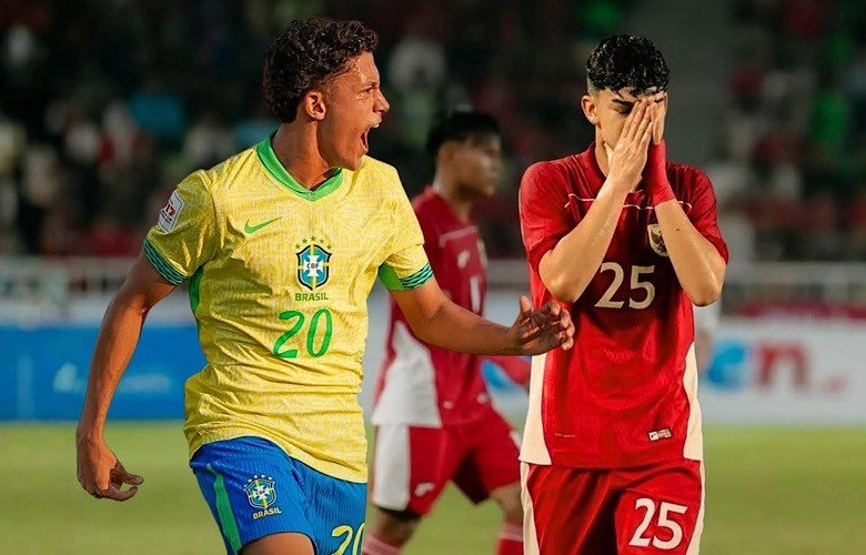 Thua cực đậm Brazil, U17 Indonesia bị loại khỏi World Cup 2 U17 Indonesia thua đậm U17 Brazil, chưa có điểm nào ở World Cup 2025 | Báo điện tử Tiền Phong