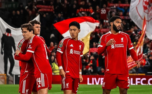 Liverpool đại bại ở Cúp Liên đoàn Anh, thua 5 trận liên tiếp ở giải quốc nội | Báo điện tử Tiền Phong