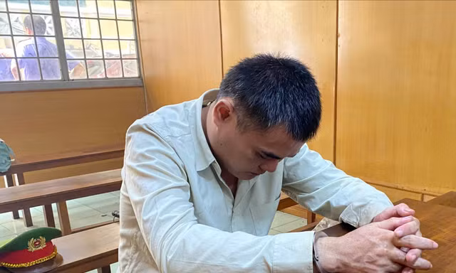 Bị cáo Nguyễn Văn Linh tại phiên tòa.