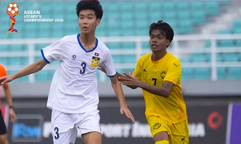 Ác mộng thẻ đỏ phút 5, U17 Lào gục ngã trước U17 Malaysia ở bán kết giải Đông Nam Á
