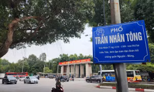 Cấm xe để tổ chức phố đi bộ Trần Nhân Tông và khu vực hồ Thiền Quang