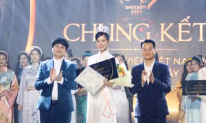 Nữ sinh Đà Nẵng đăng quang Hoa khôi sinh viên miền Trung - Tây Nguyên