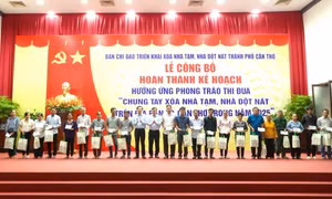 Cần Thơ hoàn thành xoá nhà tạm, dột nát