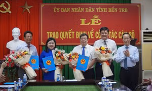 Bí thư Tỉnh Đoàn Bến Tre được bổ nhiệm làm Phó Giám đốc Sở Y tế