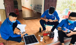 Phòng chống đuối nước bằng năng lượng mặt trời