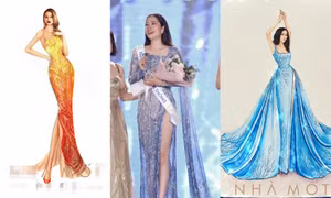 Bí mật xúc động đằng sau việc Nam Em đổi váy dạ hội ngay trước khi đêm Chung kết Hoa hậu
