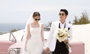 Vừa mới khoe ảnh cưới với Á hậu Phương Nga, Bình An đã phải lên tiếng thanh minh vì một sự cố