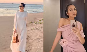 Áp dụng duy nhất một công thức chọn váy dự tiệc cưới, Tăng Thanh Hà vẫn được khen