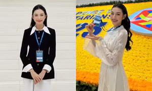 Hoa hậu Thùy Tiên tham gia Hội nghị Nghị sĩ trẻ toàn cầu: 10 điểm không có nhưng!