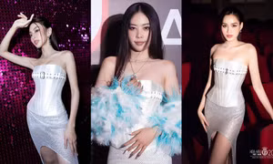 Nam Em không ngại đụng hàng Hoa hậu Đỗ Thị Hà lẫn Thùy Tiên trong bộ váy cực kén dáng