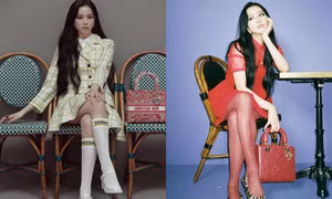 Bóc giá BST Dior lấy cảm hứng từ Jisoo: Cái gì cũng “trên trời”, đôi vớ hơn 10 triệu đồng
