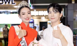 Á hậu Bùi Khánh Linh bị chỉ trích sau khi phủ nhận quan hệ tình cảm với Minuk