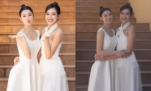 Hoa hậu Đỗ Thị Hà và Á hậu Phương Nhi lộ ảnh chưa chỉnh sửa: Nhan sắc có gì đổi khác?