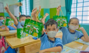Nestlé MILO tiếp năng lượng trở lại trường cho học sinh toàn quốc với 2,5 triệu hộp sữa