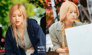 Đến ngày quay cuối “Sea of Hope”, Rosé vẫn khiến netizen thán phục vì phối đồ quá cao tay