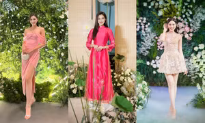 Người đẹp chọn đồ dự đám cưới khéo léo, tinh tế nhất gọi tên Hoa hậu Đỗ Thị Hà