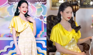 Khí chất "chánh cung” giúp Hoa hậu Thanh Thủy cân đẹp trang phục kén dáng